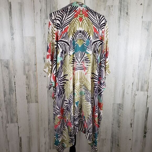 Michael Stars Tropical Ruana One-Size - Picture 5 of 8